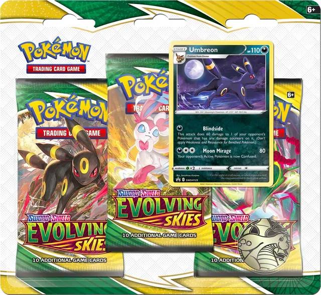 Umbreon Three Pack Blister